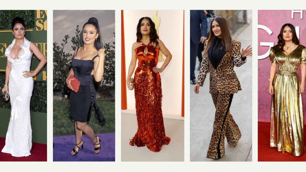  Salma Hayek's best looks. 