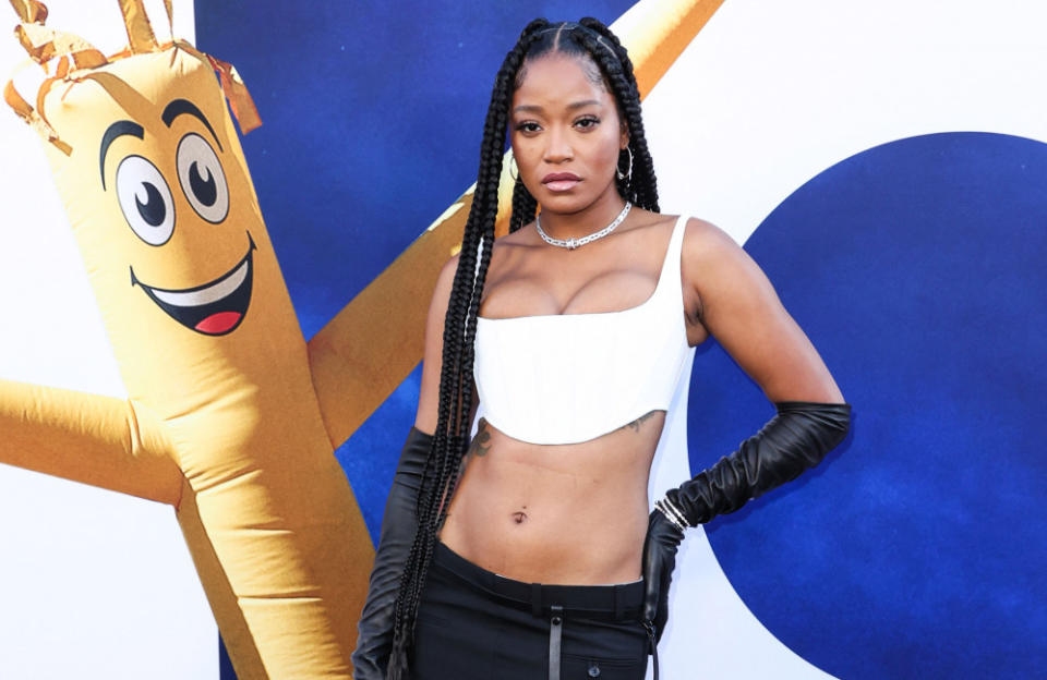 Keke Palmer didn't give her pregnancy test enough time to develop credit:Bang Showbiz