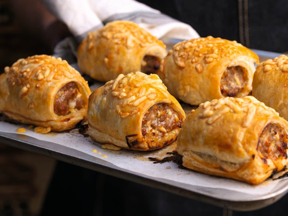 Warm from the oven, these quick and easy sausage rolls make a great lunch or snack (Cristian Barnett/PA)