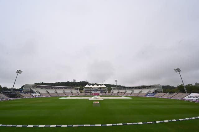 The third day of the second Test was abandoned without a ball bowled because of poor weather