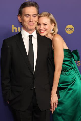 <p>Kevin Mazur/Getty</p> Billy Crudup and Naomi Watts at the 76th Primetime Emmy Awards at Peacock Theater in L.A.