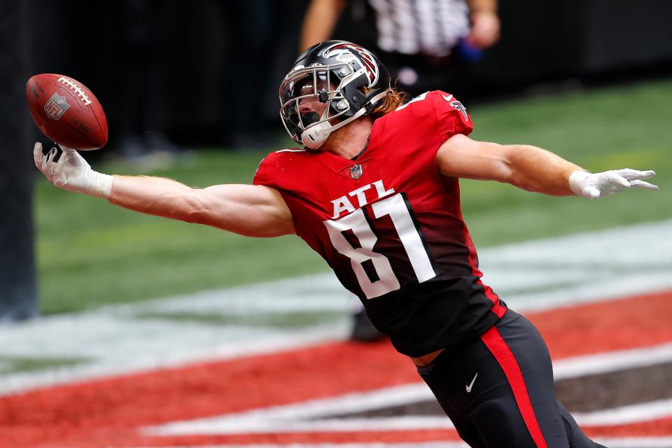 Hayden Hurst of the Atlanta Falcons (Getty Images)