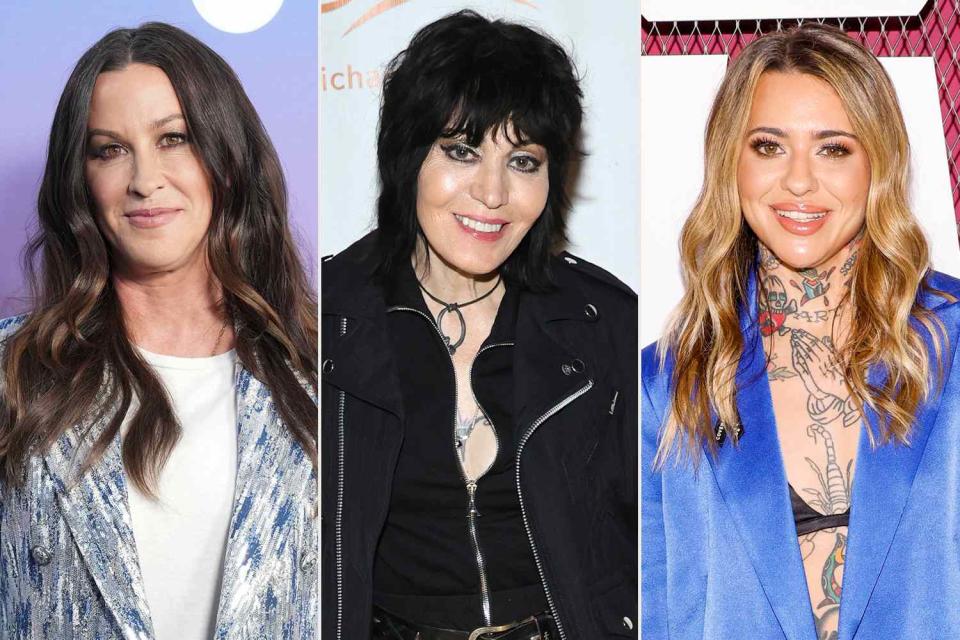 <p>Eric McCandless/ABC via Getty, Jamie McCarthy/Getty, Jason Kempin/Getty</p> Alanis Morissette; Joan Jett; Morgan Wade