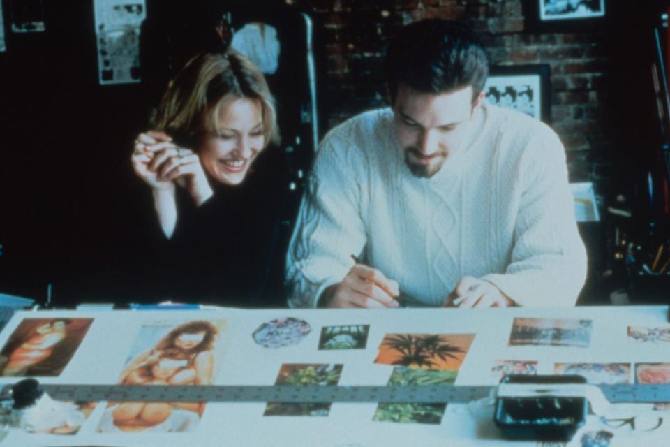 CHASING AMY, from left: Joey Lauren Adams, Ben Affleck, 1997. © Miramax Films / Courtesy Everett Collection