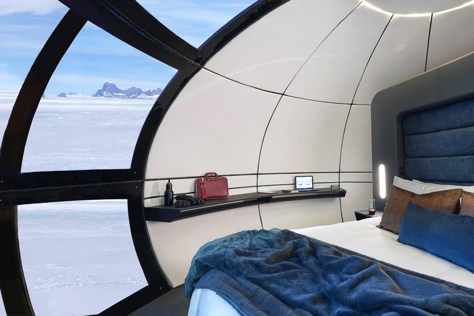 Interior of White Desert Antarctica Echo