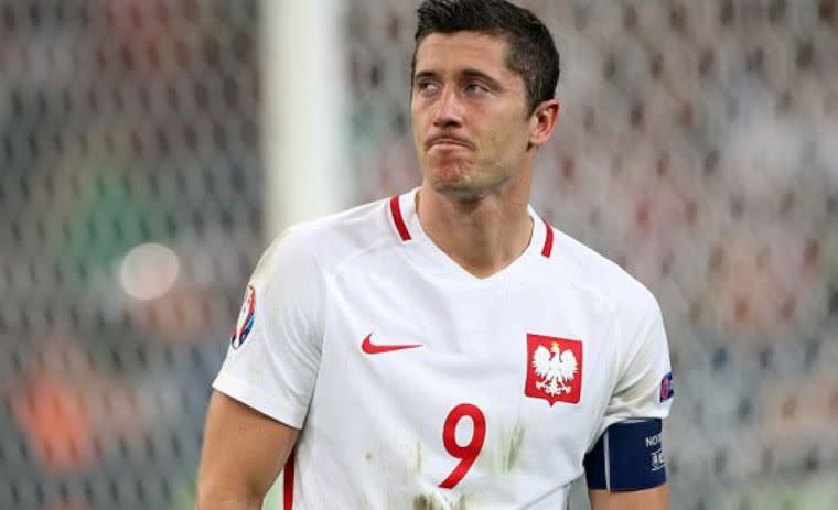 波蘭主力前鋒 Robert Lewandowsk。圖/取自dailymail