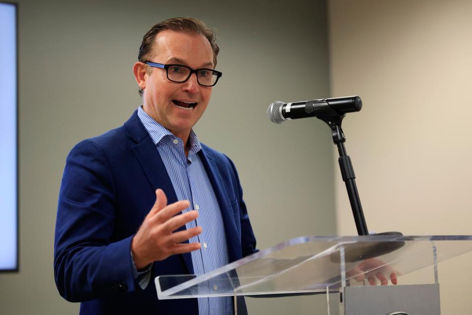 Jacksonville Mayor Lenny Curry, who spoke Thursday at an event celebrating Jacksonville University's new College of Law, said financial support for the school was based on the local need the law school met and the preparation that JU officials had done before seeking city suport.
