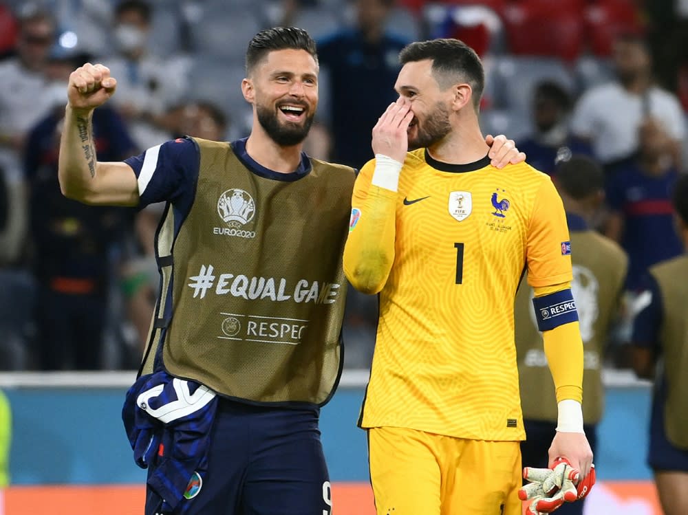 Bald wohl wieder vereint: Giroud (l.) und Lloris (FRANCK FIFE)