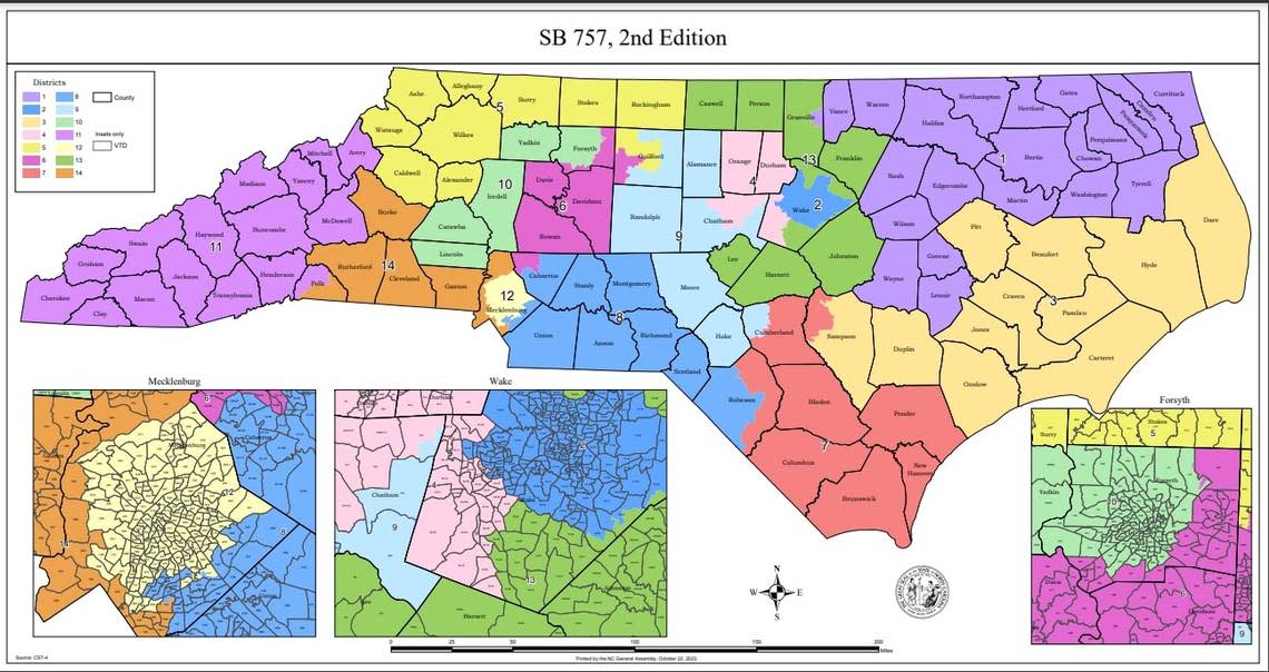 North Carolina Has New Maps For The 2024 Elections What They Change   78e225e50a125a492184e30e860c6c76