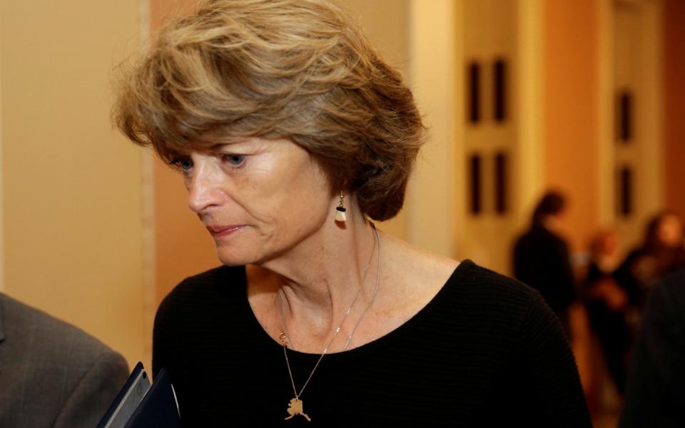 Senator Lisa Murkowski was criticised by Donald Trump over her opposition to GOP healthcare plans - REUTERS