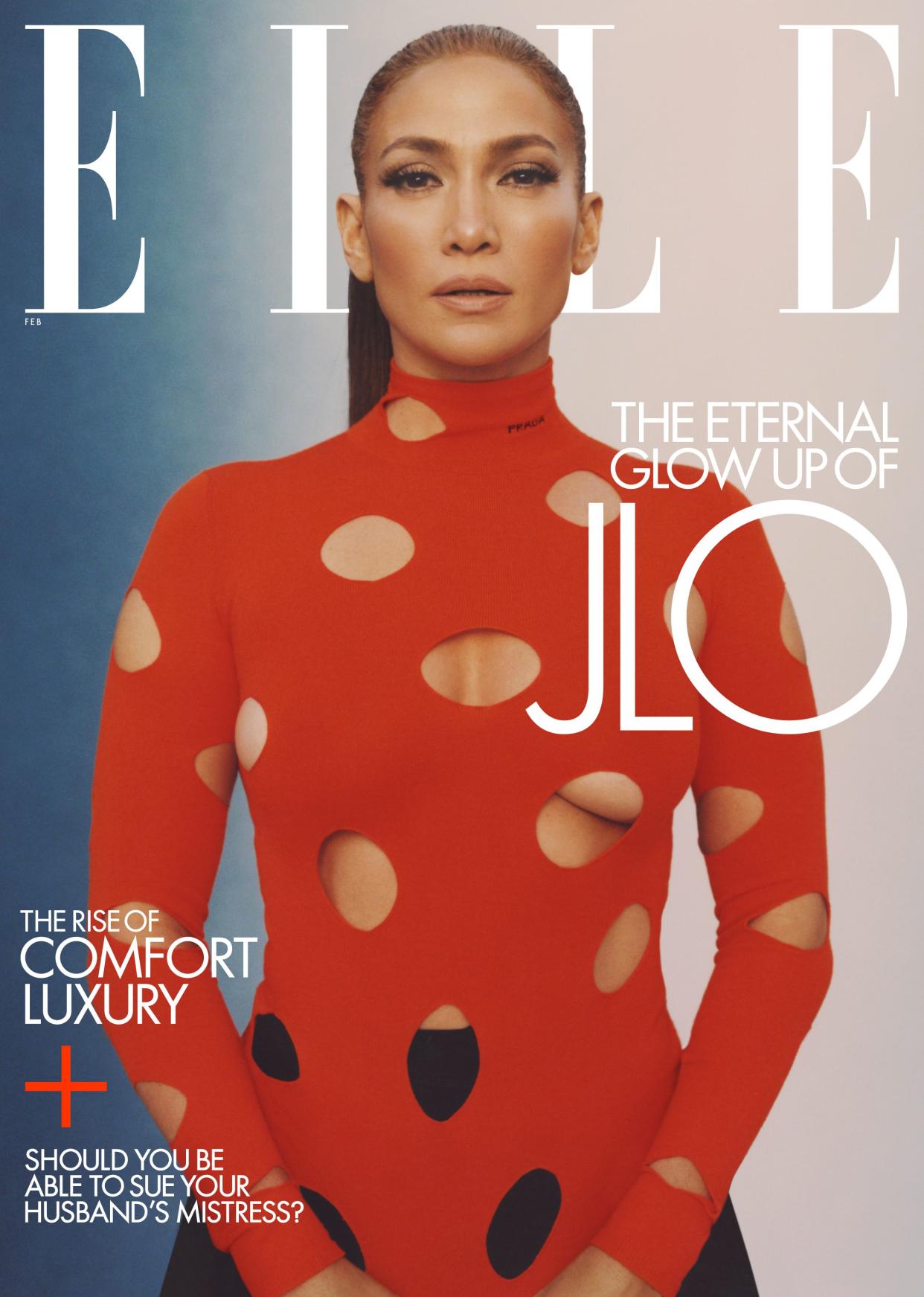 Jennifer Lopez stuns on the Feb. 2021 issue of Elle, talking about her first-ever beauty line, JLo Beauty, wedding plans with fiancé Alex Rodriguez and more.