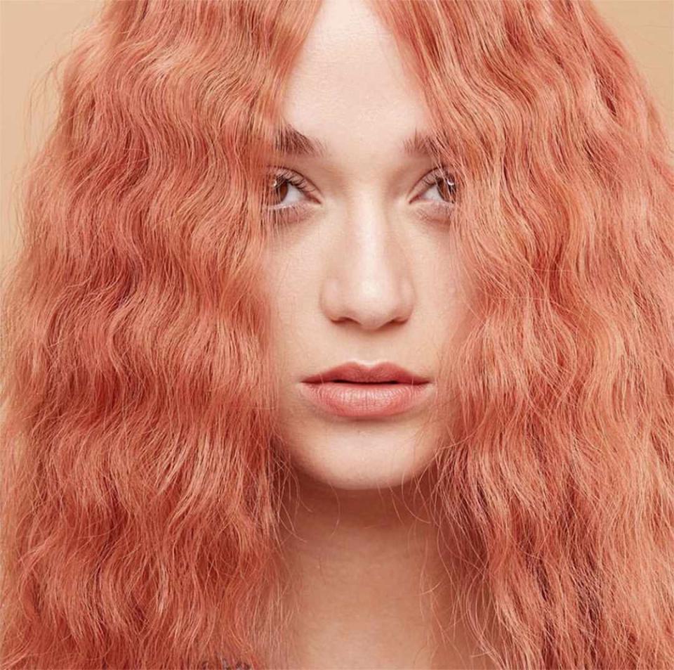 Coral hair color