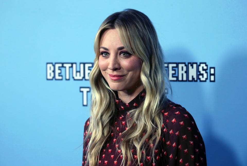 HOLLYWOOD, CALIFORNIA - SEPTEMBER 16: Kaley Cuoco attends the LA premiere of Netflix's "Between Two Ferns: The Movie" at ArcLight Hollywood on September 16, 2019 in Hollywood, California. (Photo by David Livingston/Getty Images)