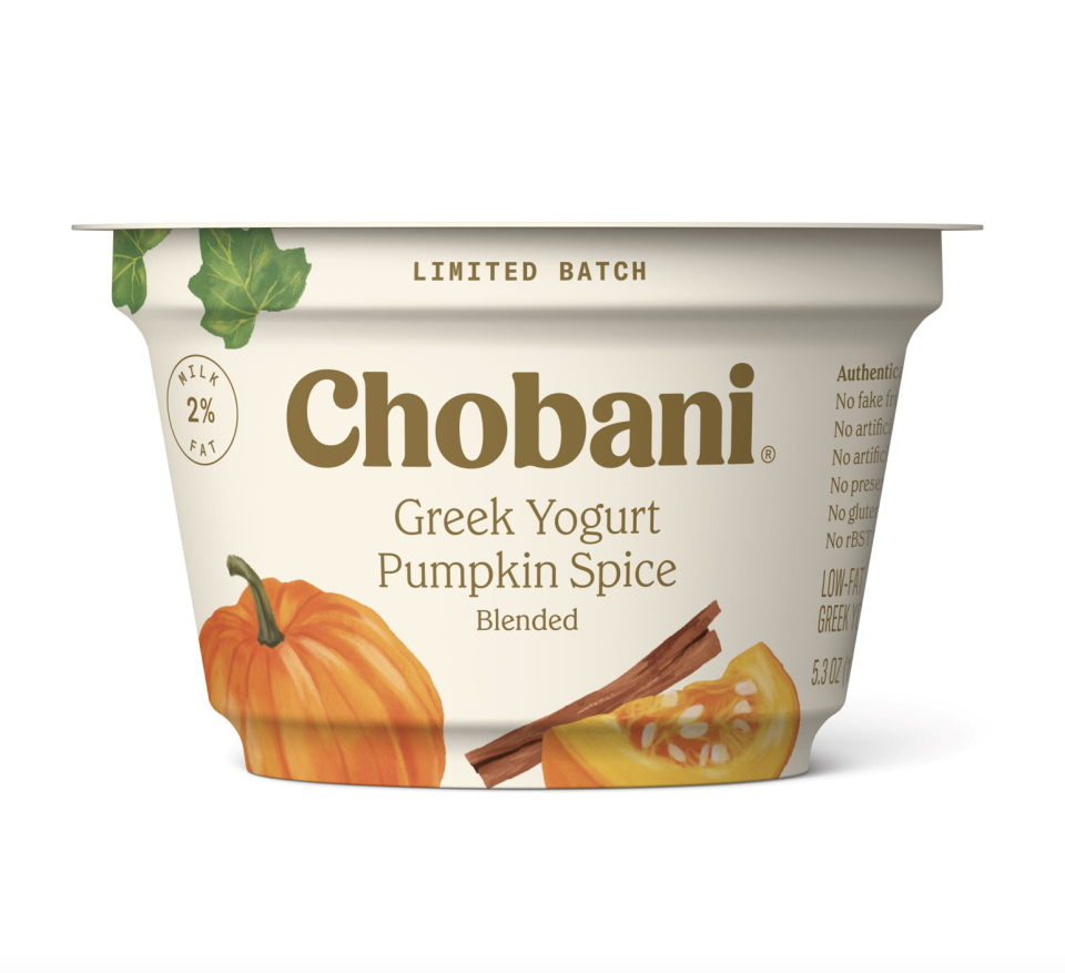 27) Pumpkin Spice Greek Yogurt