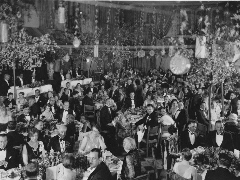 Guests in the Blossom Room.