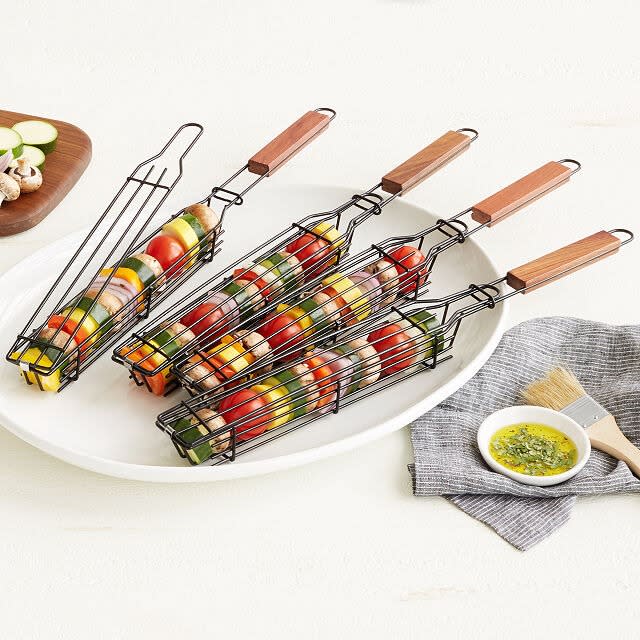 Kabob Grilling Baskets, best gifts for dad 