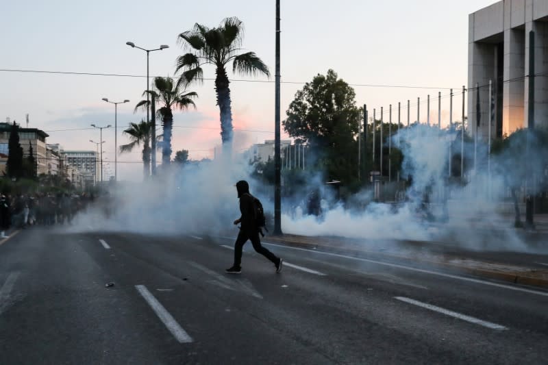 Protest following the death of George Floyd in Athens