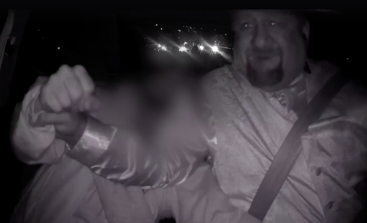 Drunk Uber Passenger Caught On Drivers Dashcam 2486