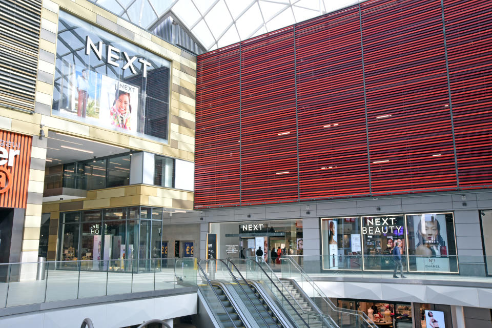 A Next store in Watford, outside London.