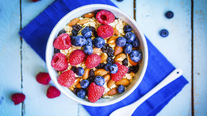 Oats with berries