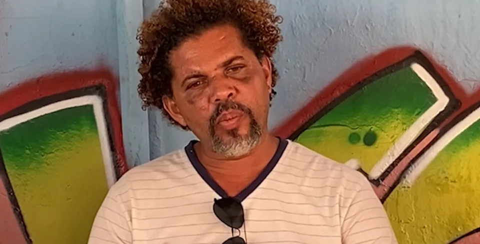 O morador de rua Givaldo Alves. Foto: Reprodu&#xe7;&#xe3;o/YouTube.