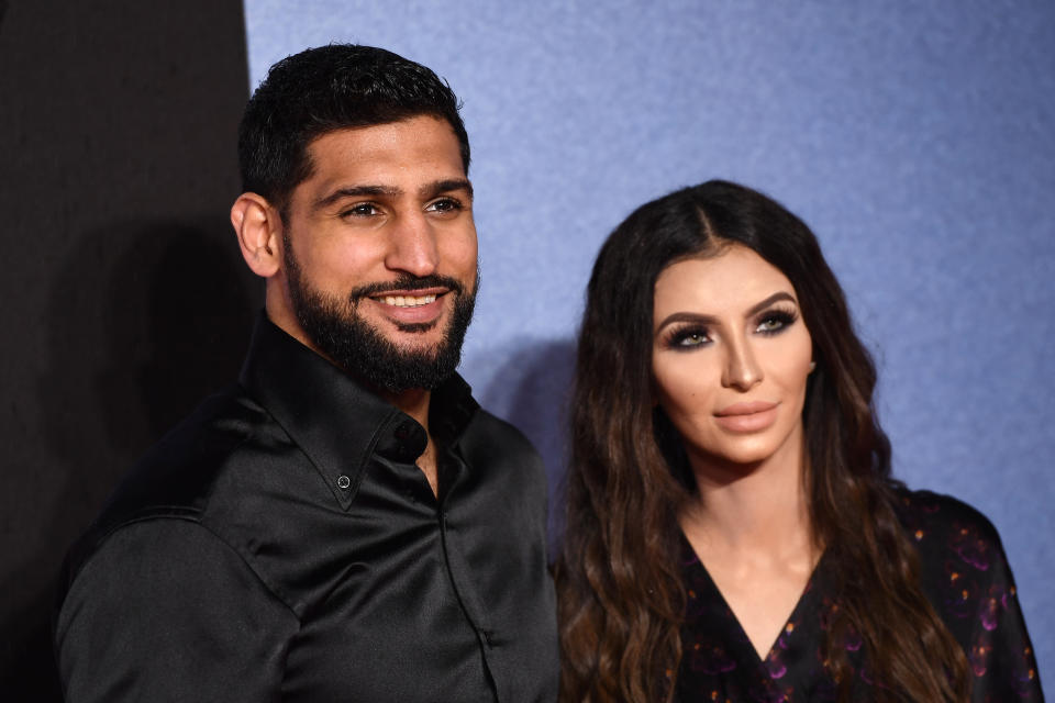 Amir Khan and Faryal Makhdoom have copped criticism from both outside and inside their own family. Photo: Getty Images