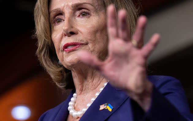 House Speaker Nancy Pelosi (D-Calif.) said Democrats were pushing a vote on boosting federal police funding and tying it to accountability measures off into August. (Photo: SAUL LOEB via Getty Images)