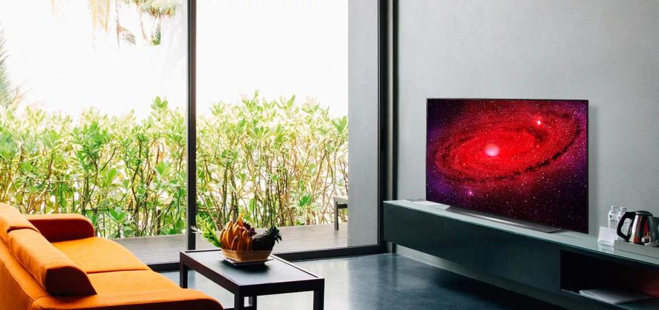 LG's 77-inch 4K Smart OLED TV (model OLED77CX) is the top-selling premium-priced TV in the $3,000 plus category. It is priced at about $3,300.