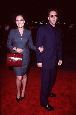 Tia Carrere and husband at the premiere of Paramount's Titanic