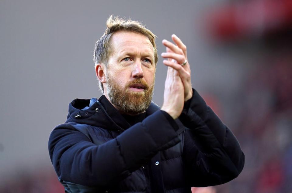 Graeme Jones will lock horns with former team-mate and Brighton manager manager Graham Potter on Saturday evening (Nick Potts/PA) (PA Wire)