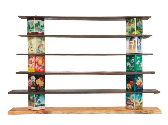 Biscuit box shelves