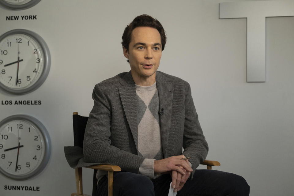 This image released by Focus Features shows Jim Parsons in a scene from "Spoiler Alert." (Focus Features via AP)