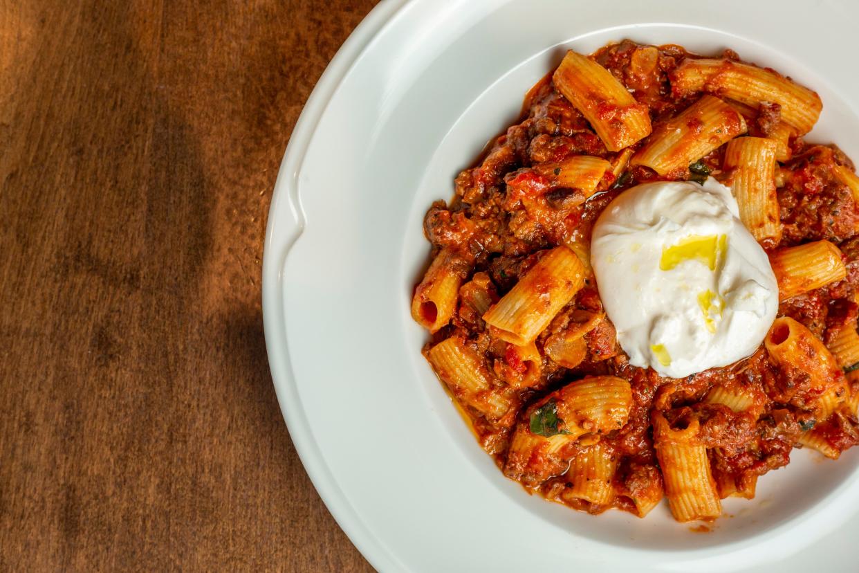 Valentina's Rigatoni Bolognese