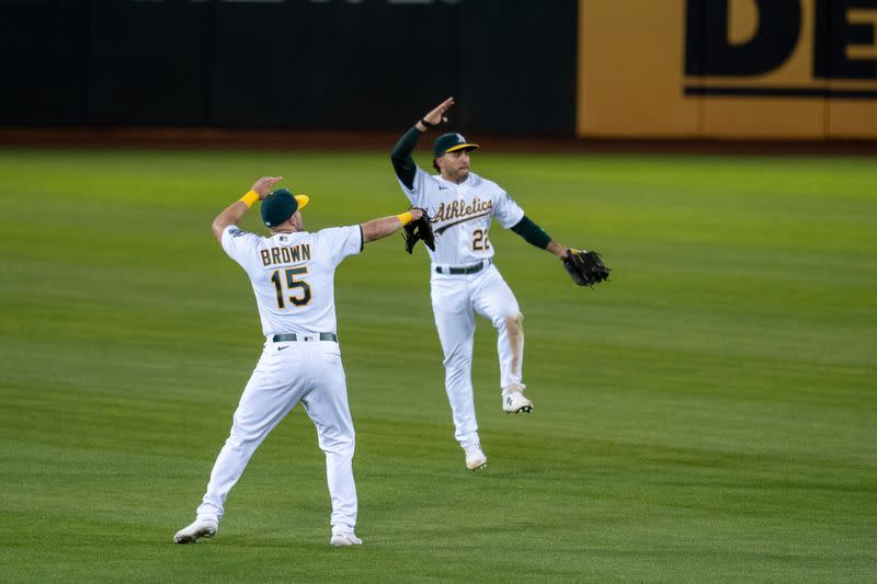 MLB: Toronto Blue Jays at Oakland Athletics