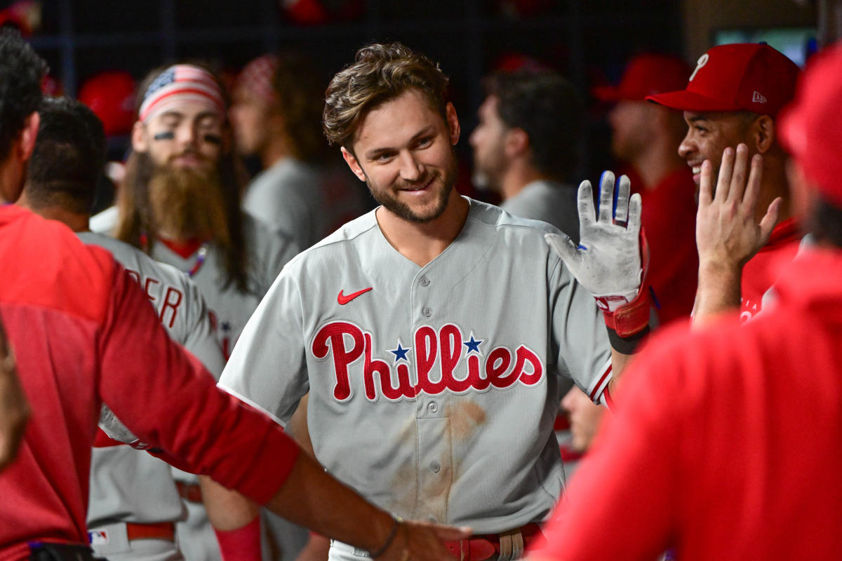 Weston Wilson of the Philadelphia Phillies poses for a photo