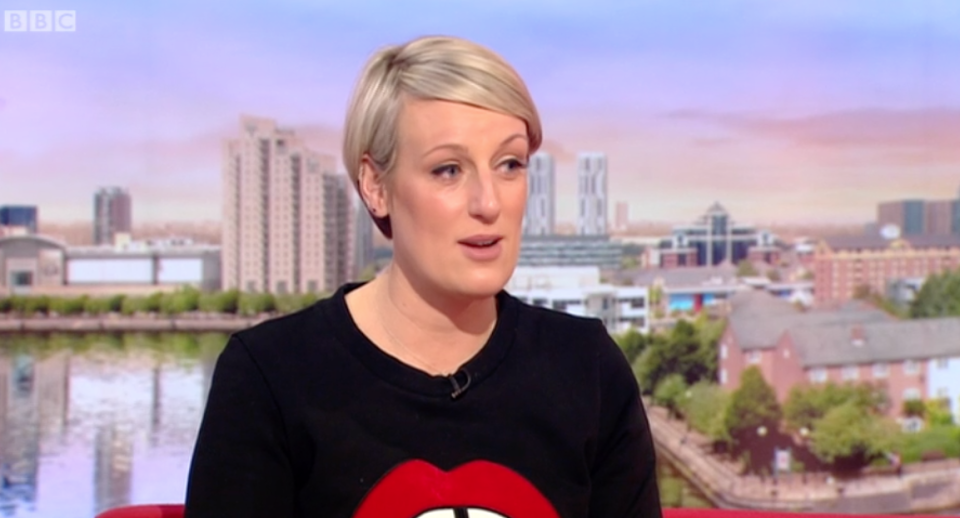 Steph McGovern became emotional as she said goodbye to the show. (BBC)