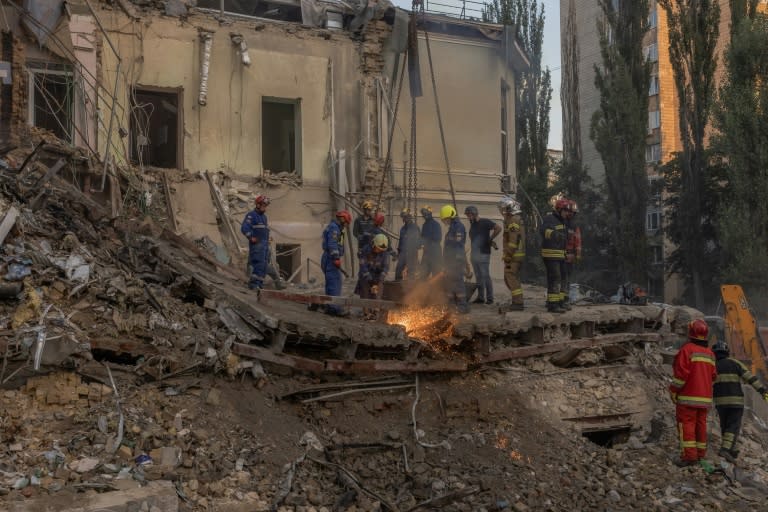 Einen Tag nach dem Beschuss des größten Kinderkrankenhauses der Ukraine haben die Vereinten Nationen heftige Vorwürfe in Richtung Moskau erhoben: Es sei "sehr wahrscheinlich", dass die Klinik "direkt" von einer russischen Rakete getroffen wurde. (Roman PILIPEY)