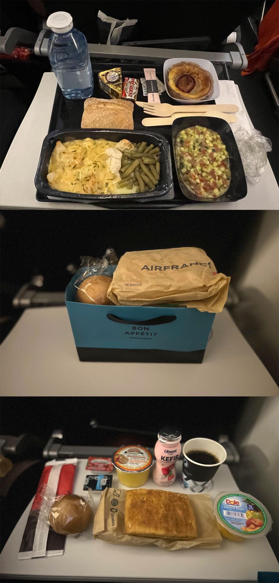 Air France meals