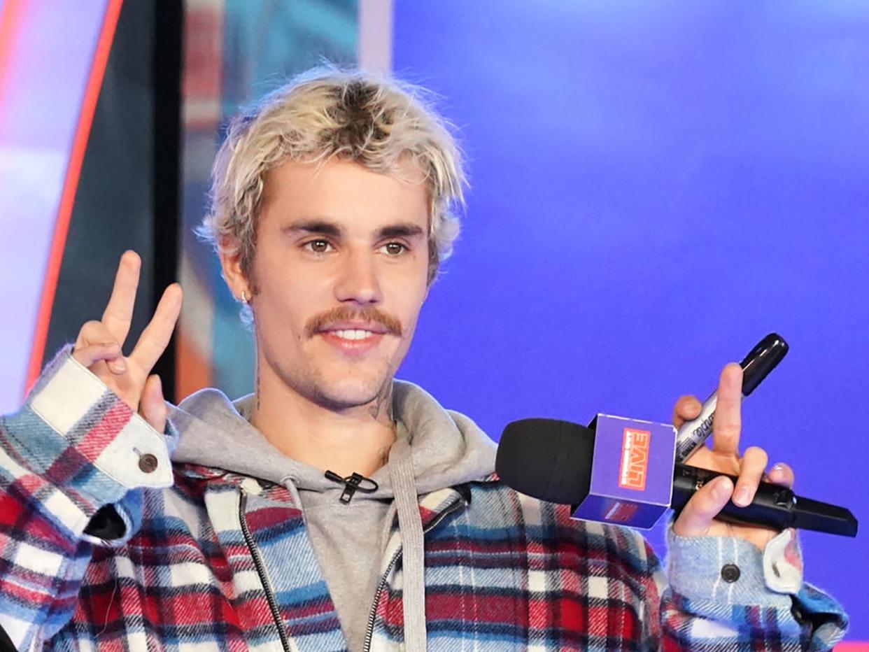 Justin Bieber in February (Cindy Ord/Getty Images)