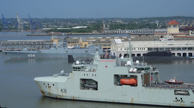 FILE PHOTO: Canadian navy patrol boat to join Russian warships in Havana harbor