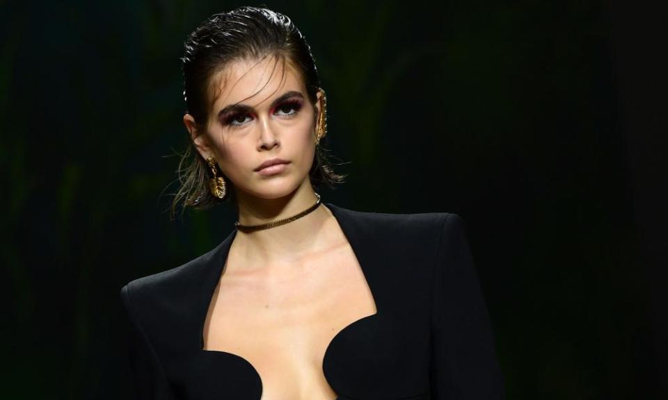 American model Kaia Jordan Gerber, daughter of Cindy Crawford