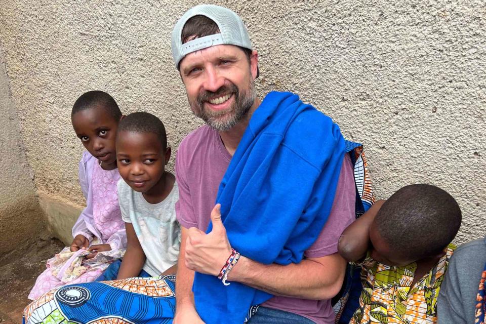 Courtesy of Craig Allen Cooper Walker Hayes with local children in Rwanda.