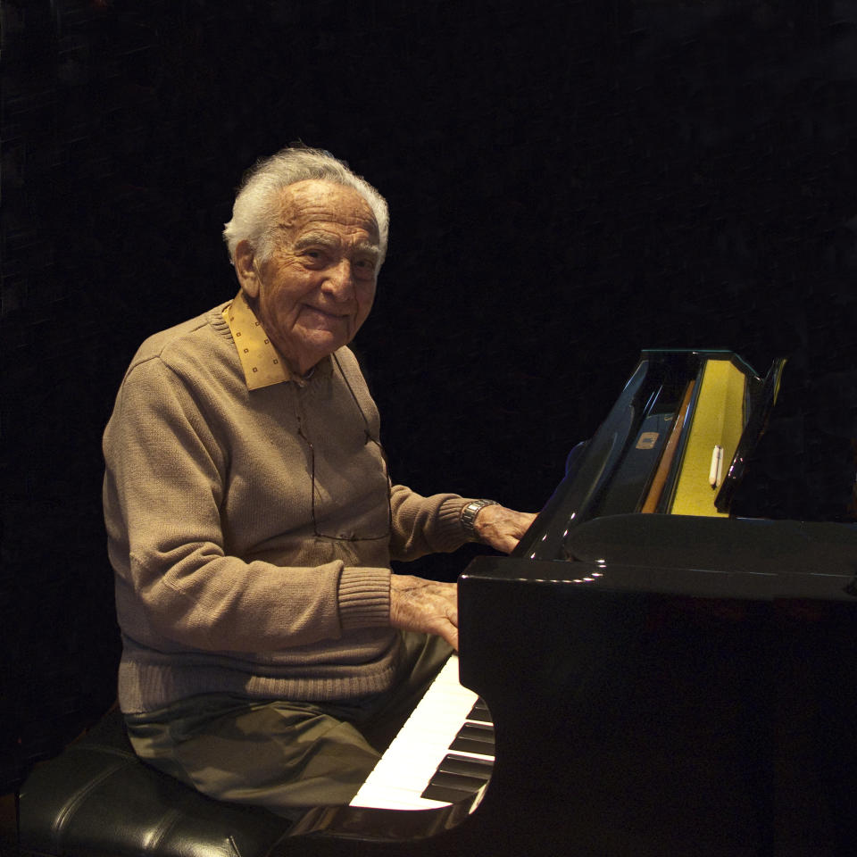 Composer and Holocaust survivor Leo Spellman at age 98, in 2011.