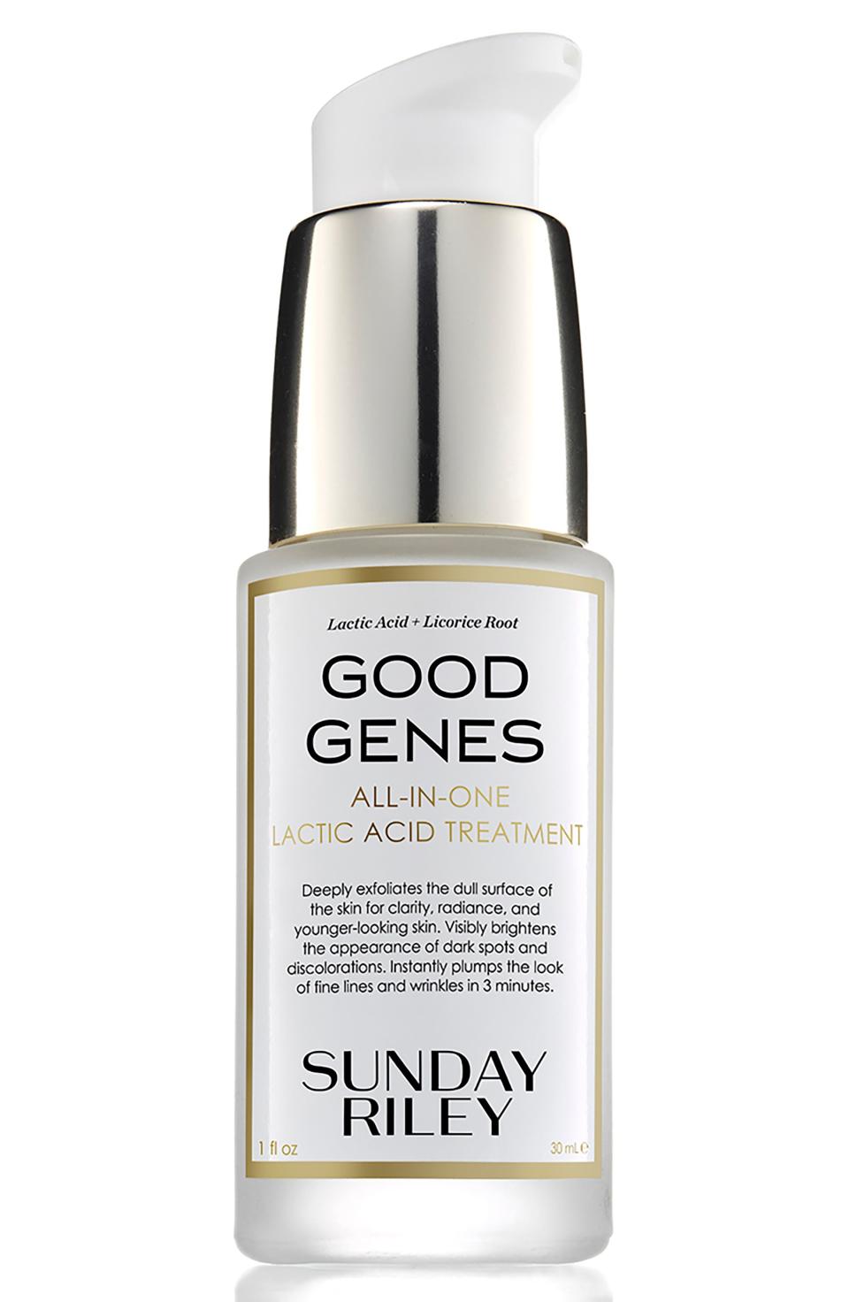 10) Good Genes All-in-One Lactic Acid Exfoliating Face Treatment