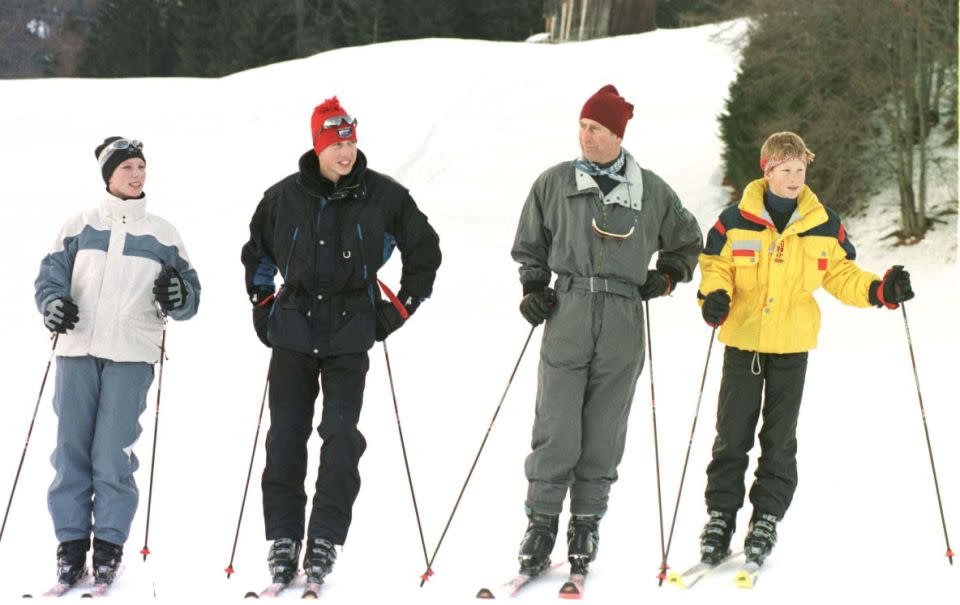 The Prince has been an avid skiier since he was a young child. Photo: Getty Images