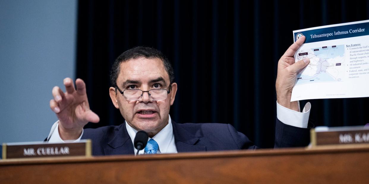 Democratic Rep. Henry Cuellar of Texas at a hearing on Capitol Hill on March 23, 2023.