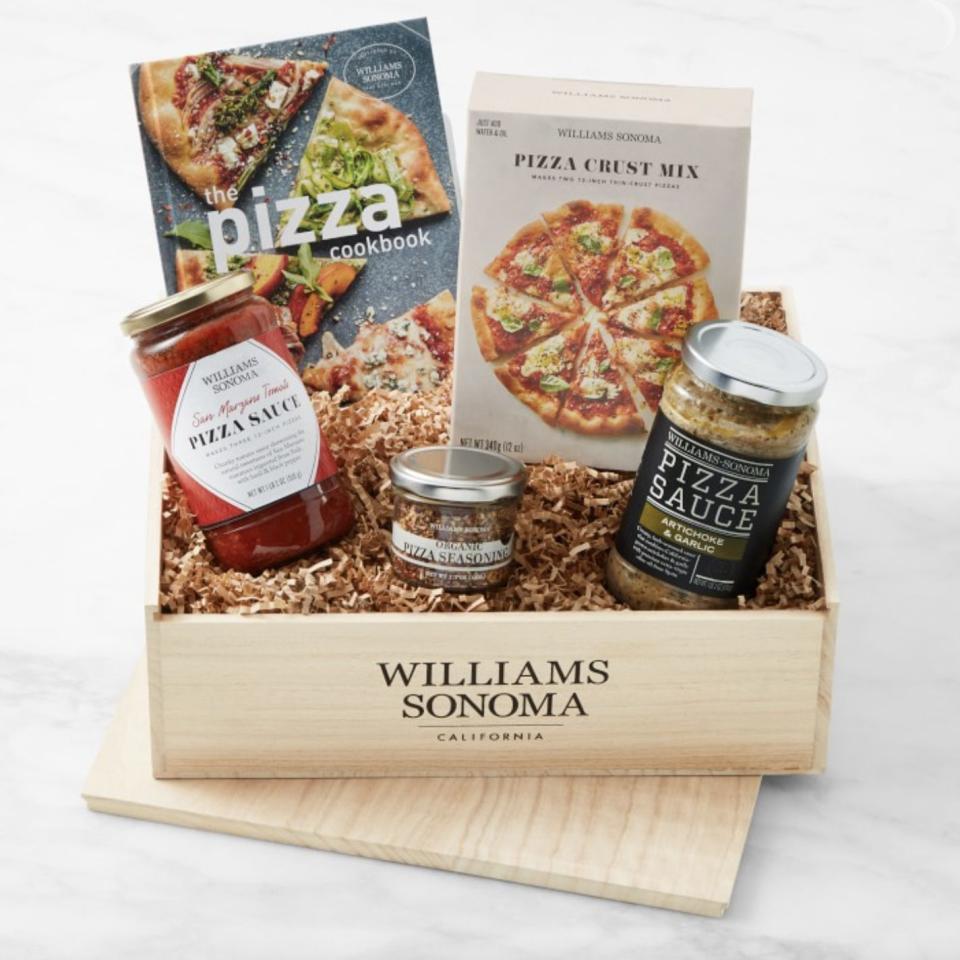 <p><a href="https://go.redirectingat.com?id=74968X1596630&url=https%3A%2F%2Fwww.williams-sonoma.com%2Fproducts%2Fpizza-party-gift-crate%2F&sref=https%3A%2F%2Fwww.thepioneerwoman.com%2Fholidays-celebrations%2Fg41031657%2Fbest-gift-experiences%2F" rel="nofollow noopener" target="_blank" data-ylk="slk:Shop Now;elm:context_link;itc:0;sec:content-canvas" class="link ">Shop Now</a></p><p>Pizza Party Gift Crate</p><p>$79.95</p><span class="copyright">Williams Sonoma</span>