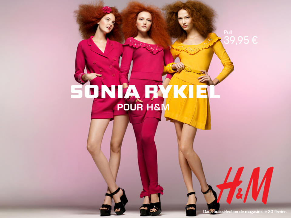 <p><b>H&M x Sonia Rykiel : </b>Une collection grand public qui s’est arrachée comme des petits pains ! </p>