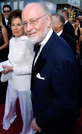 Composer John Williams arrives for "The 33rd American Film Institute Life Achievement Award: A Tribute to George Lucas" at the Kodak Theater in Los Angeles June 9, 2005. REUTERS/Chris Pizzello