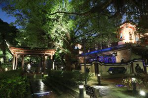 板橋「林家花園」將從12日起上演夜間光雕秀。｜The Lin Family Mansion and Garden will feature light shows from Dec. 12. (Cultural Affairs Bureau, New Taipei City.)